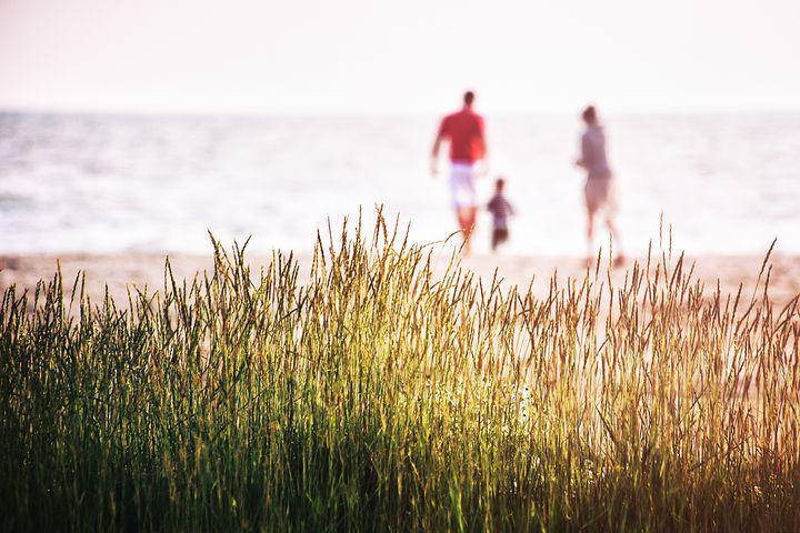 Familie strand